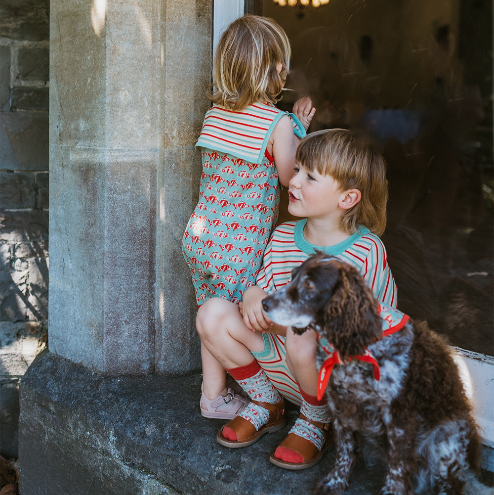 <MABLI> DECK SHORTS - ASPEN STRIPE/A（18M-6Y）