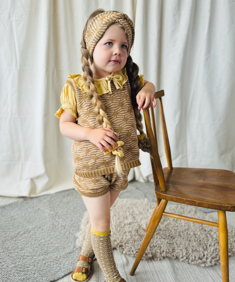 <MABLI>Diamond vest - Chouette（18M-6Y）