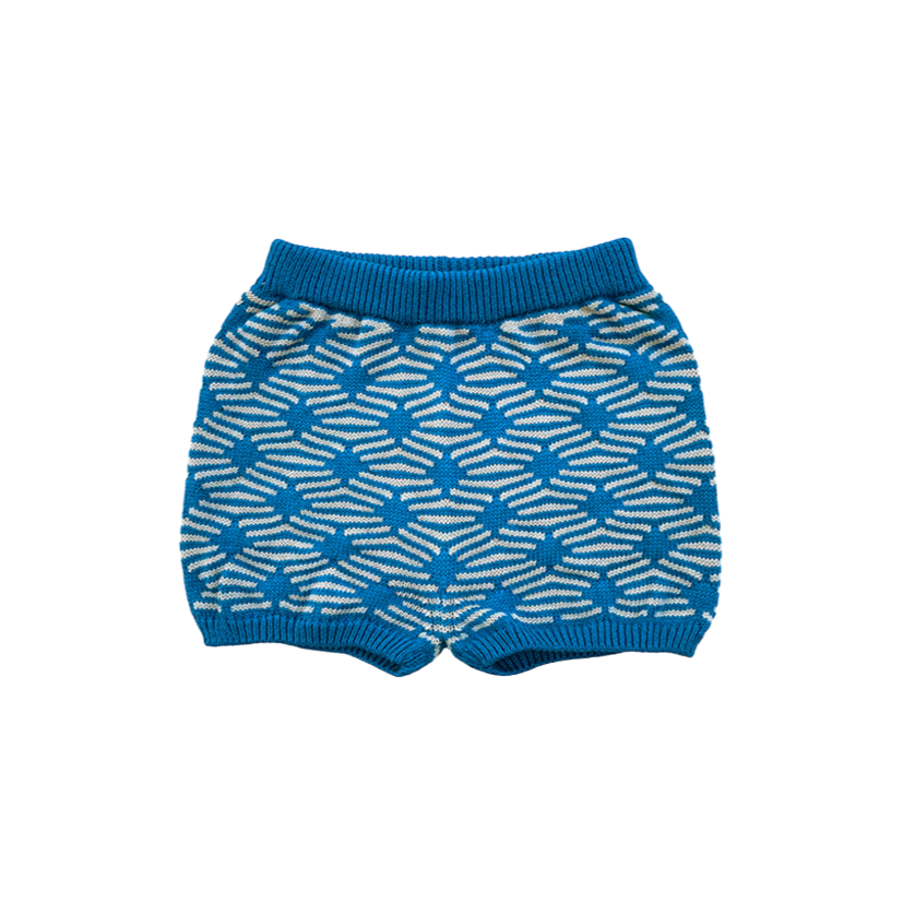 <MABLI>Diamond shorts - Cerulean blue（18M-6Y）