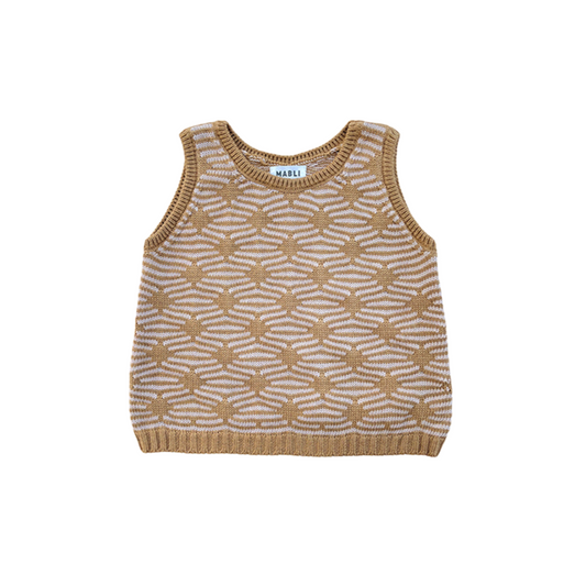 <MABLI>Diamond vest - Chouette（18M-6Y）