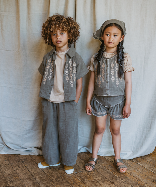 ボトムス MABLI 2024AW BABY ERYRI PANTS Eryri Pants - Morel ボトムス MABLI 2024AW BABY ERYRI PANTS Eryri Pants - Morel