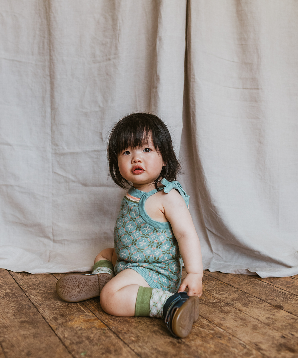 <MABLI>Petal Shorts - Portobello（18M-6Y）