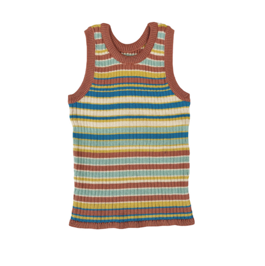 <MABLI> SOLVA VEST - BOARDWALK STRIPE（12M-6Y）