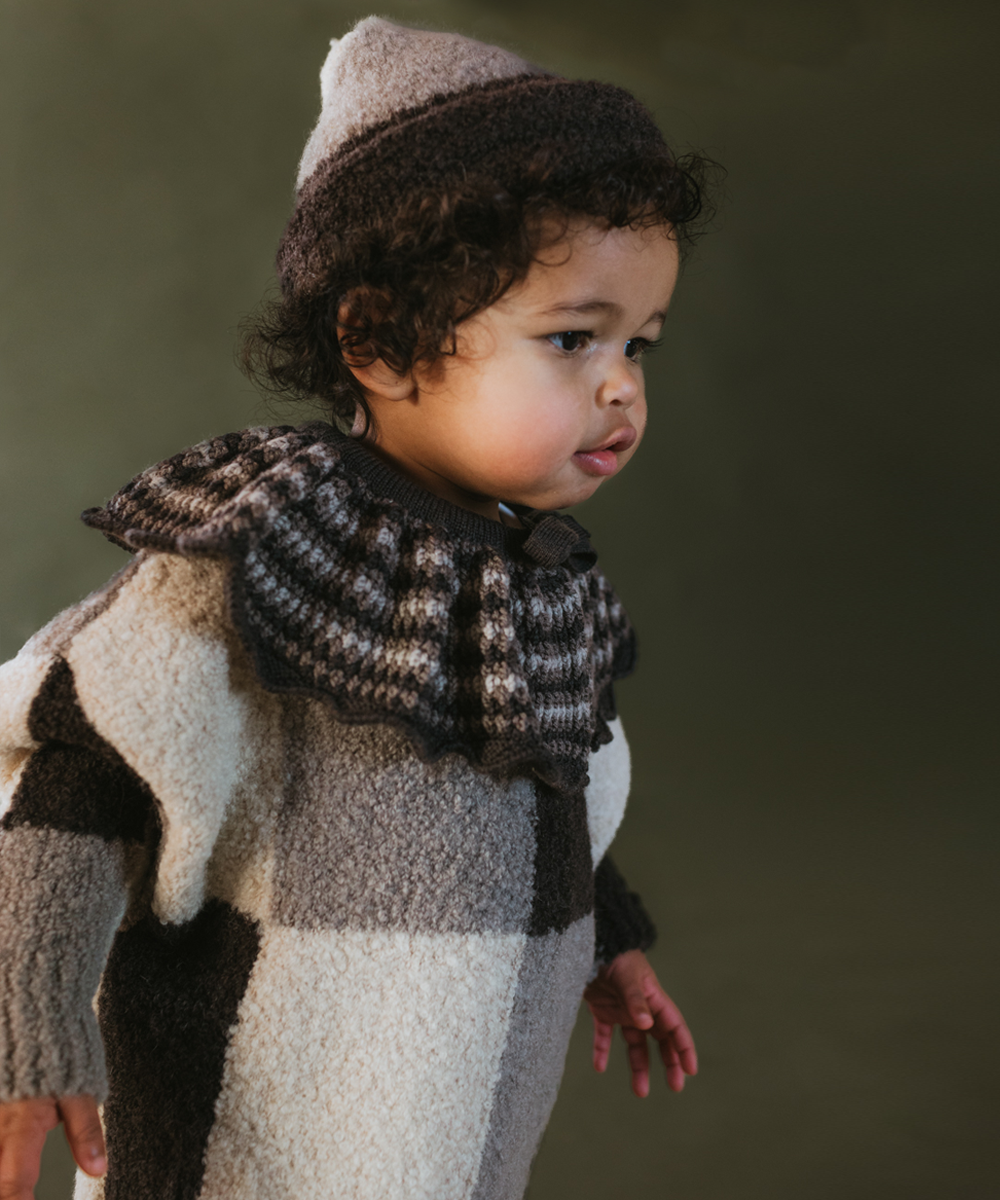 <MABLI>CORNELI BEANIE - NATURAL（6M-12Y）