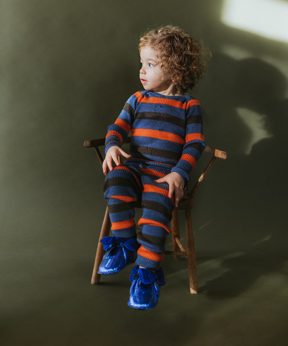 <MABLI>SYLFAEN SKINNY LEGS - DENIM STRIPE  (18M-6Y)