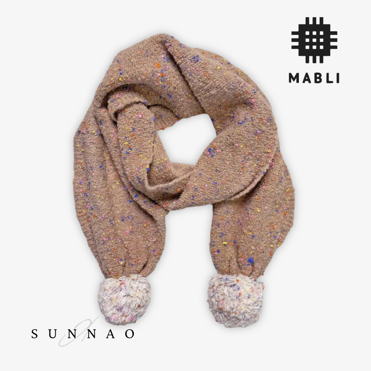 <MABLI> SPRINKLES SCARF - RAINBOW EARTH