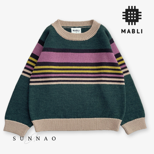 【予約】<MABLI> SGÏO PULLOVER - PINE MELANGE - DROP1
