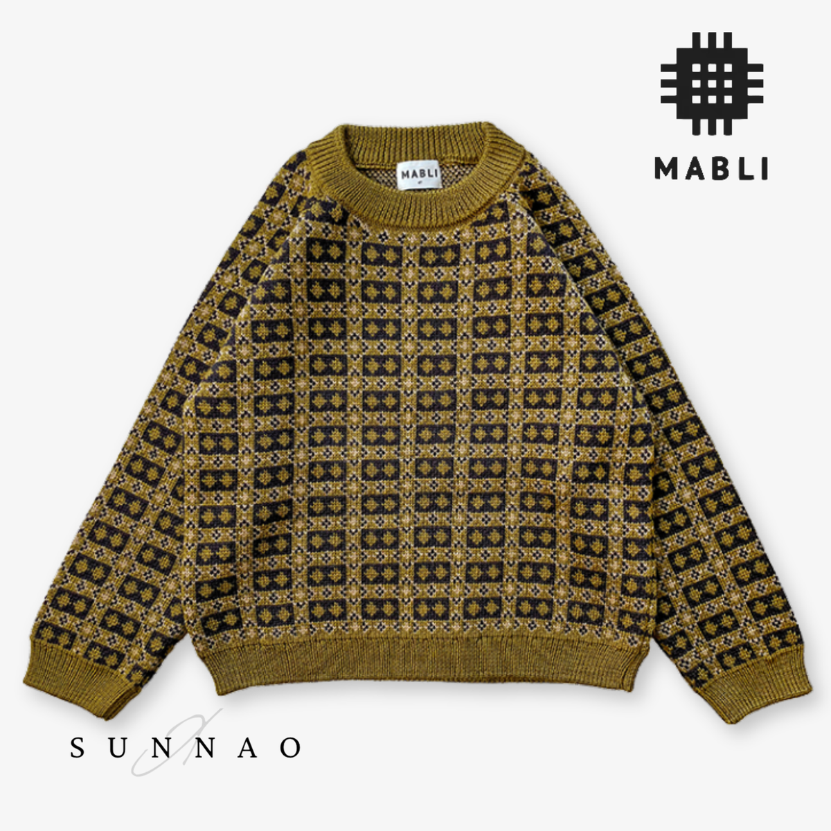 【予約】<MABLI> BRAE PULLOVER - GOLDEN OLIVE - DROP1