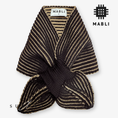 Load image into Gallery viewer, 【予約】<MABLI> FFYN SKATER SCARF - CHOCOLATE/BISCOTTI - DROP1
