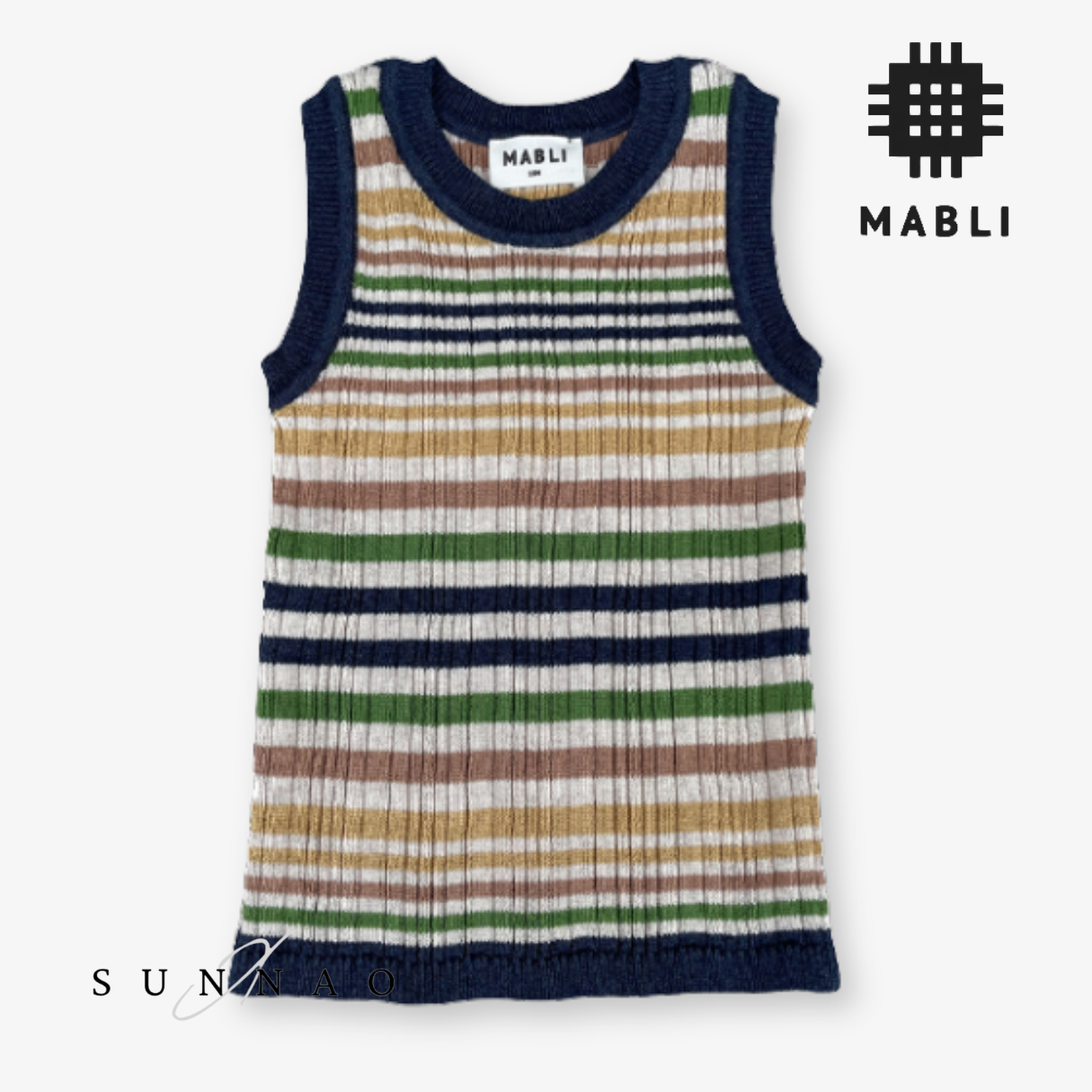 <MABLI> CARAVAN VEST - NAUTICAL STRIPE - DROP2　