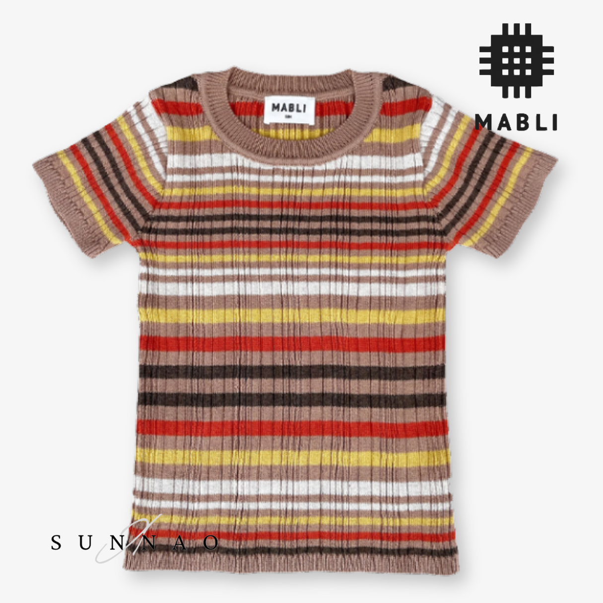 <MABLI> CARAVAN TEE - COACH SEAT STRIPE - DROP2　