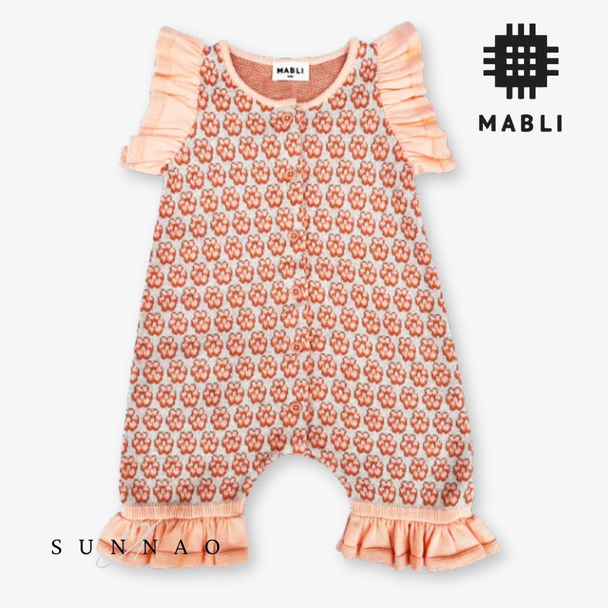 <MABLI> DONUT ROMPER - BLUSH - DROP2