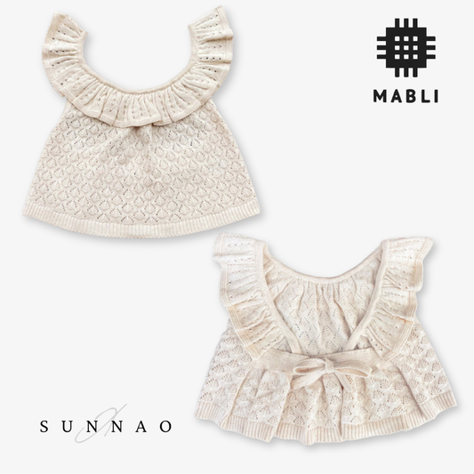 <MABLI> ELENA VEST - SHELL MELANGE - DROP2　