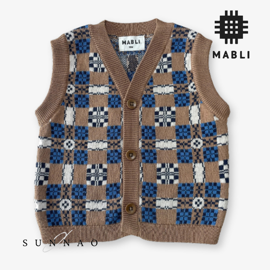 <MABLI> PICNIC WAISTCOAT - CARAMEL - DROP1