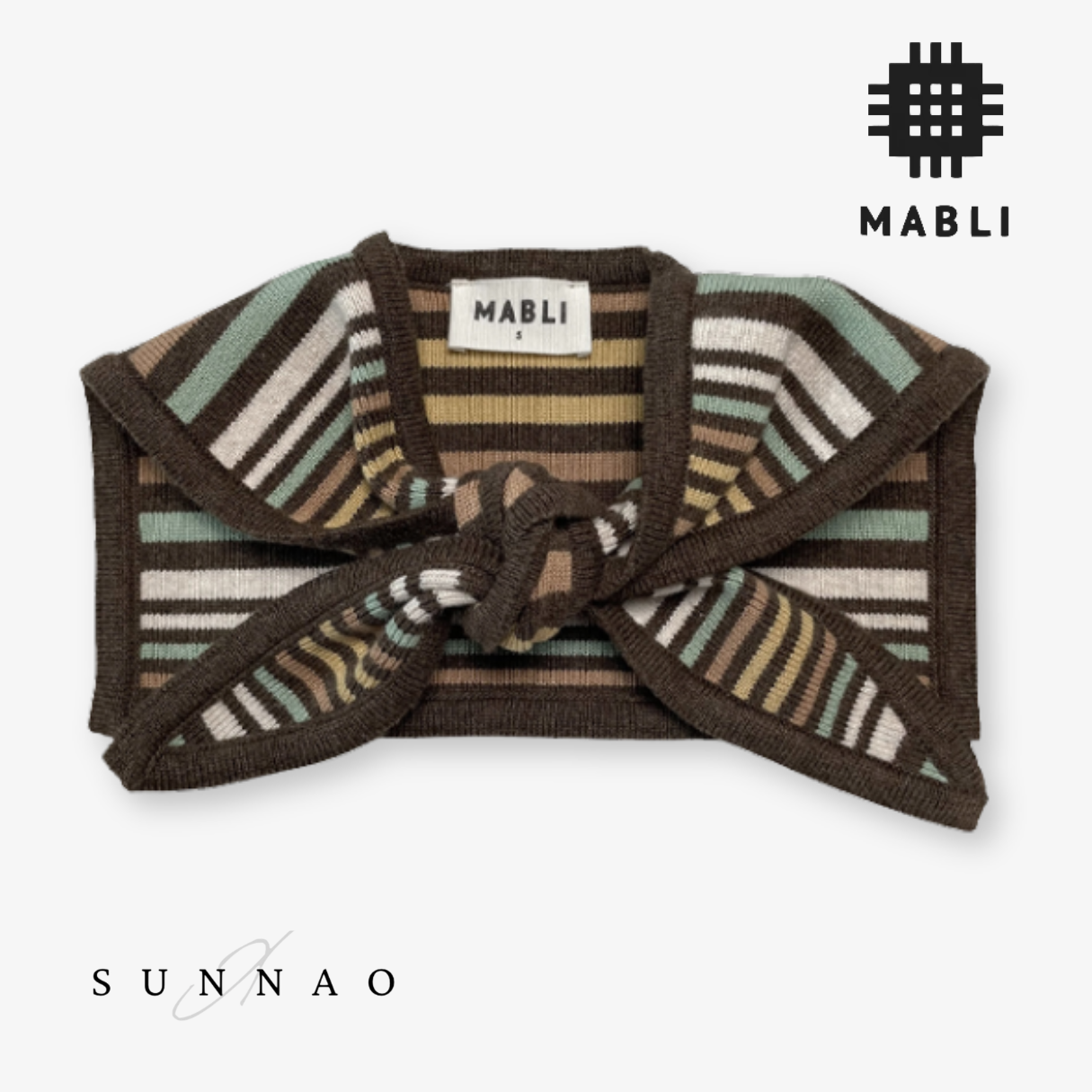 <MABLI> CARAVAN NECKTIE - TREE HOUSE STRIPE - DROP2　