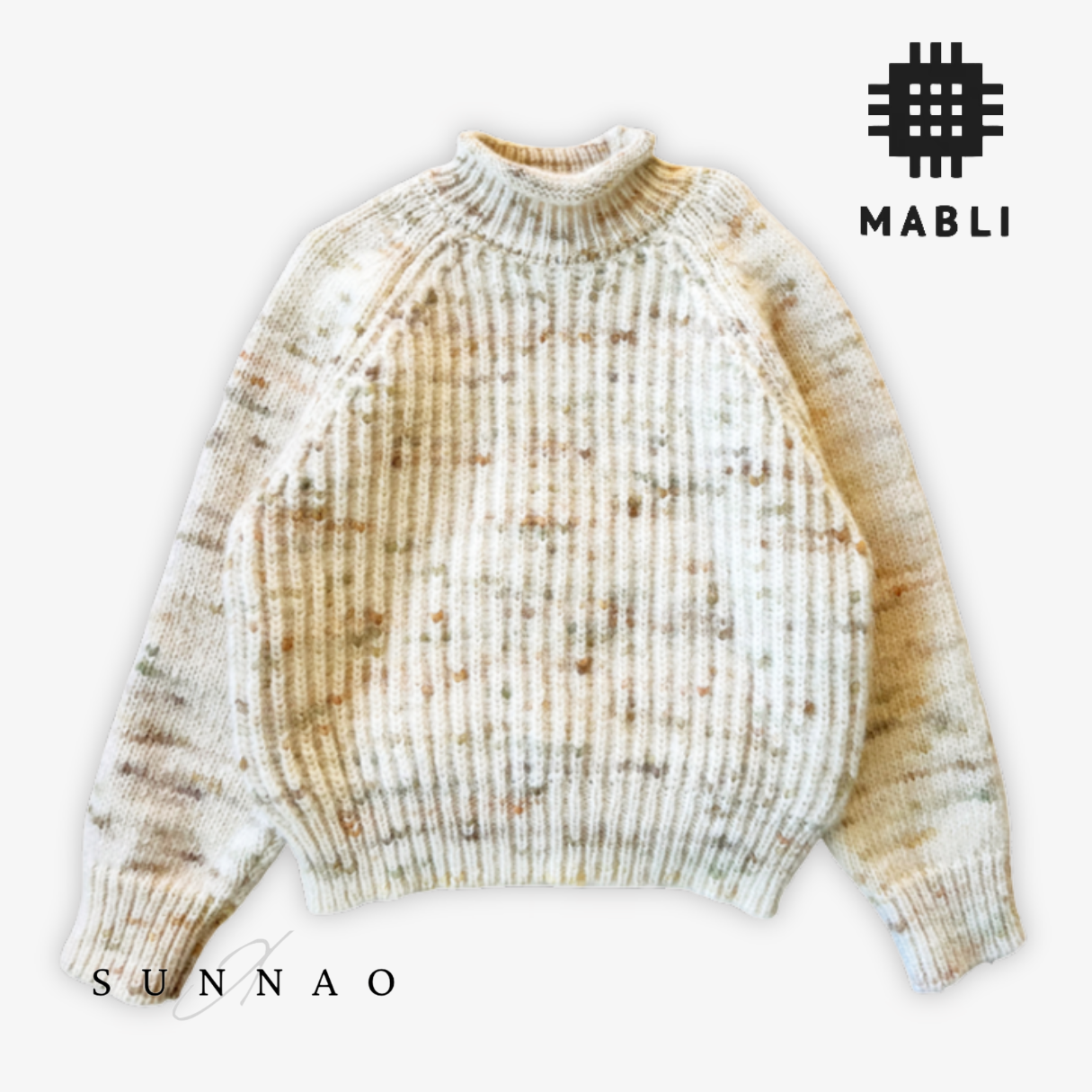 <MABLI> BLEWOG PULLOVER - Moss Speckle