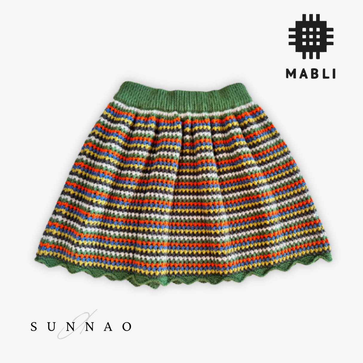 <MABLI> PORTH SKIRT - MONSTERA