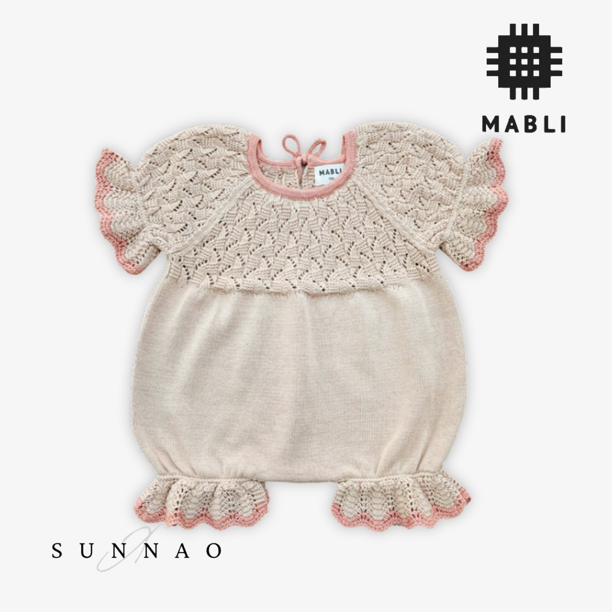 <MABLI> Awena Romper - Oatmilk