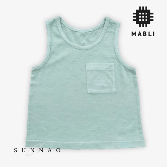 MABLI GLAN-Y-MOR VEST - SOFT MINTIA (18M-6Y)