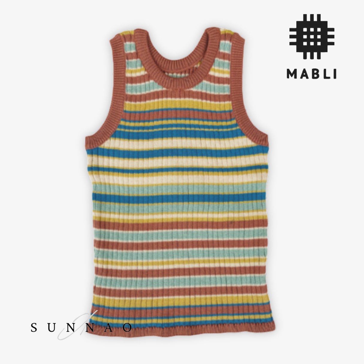 <MABLI> SOLVA VEST - BOARDWALK STRIPE