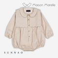 Gallery viewerに画像を読み込む, <Maison marelle> Romper SORBONNE- velvet beige
