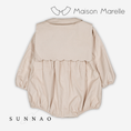 Gallery viewerに画像を読み込む, <Maison marelle> Romper SORBONNE- velvet beige
