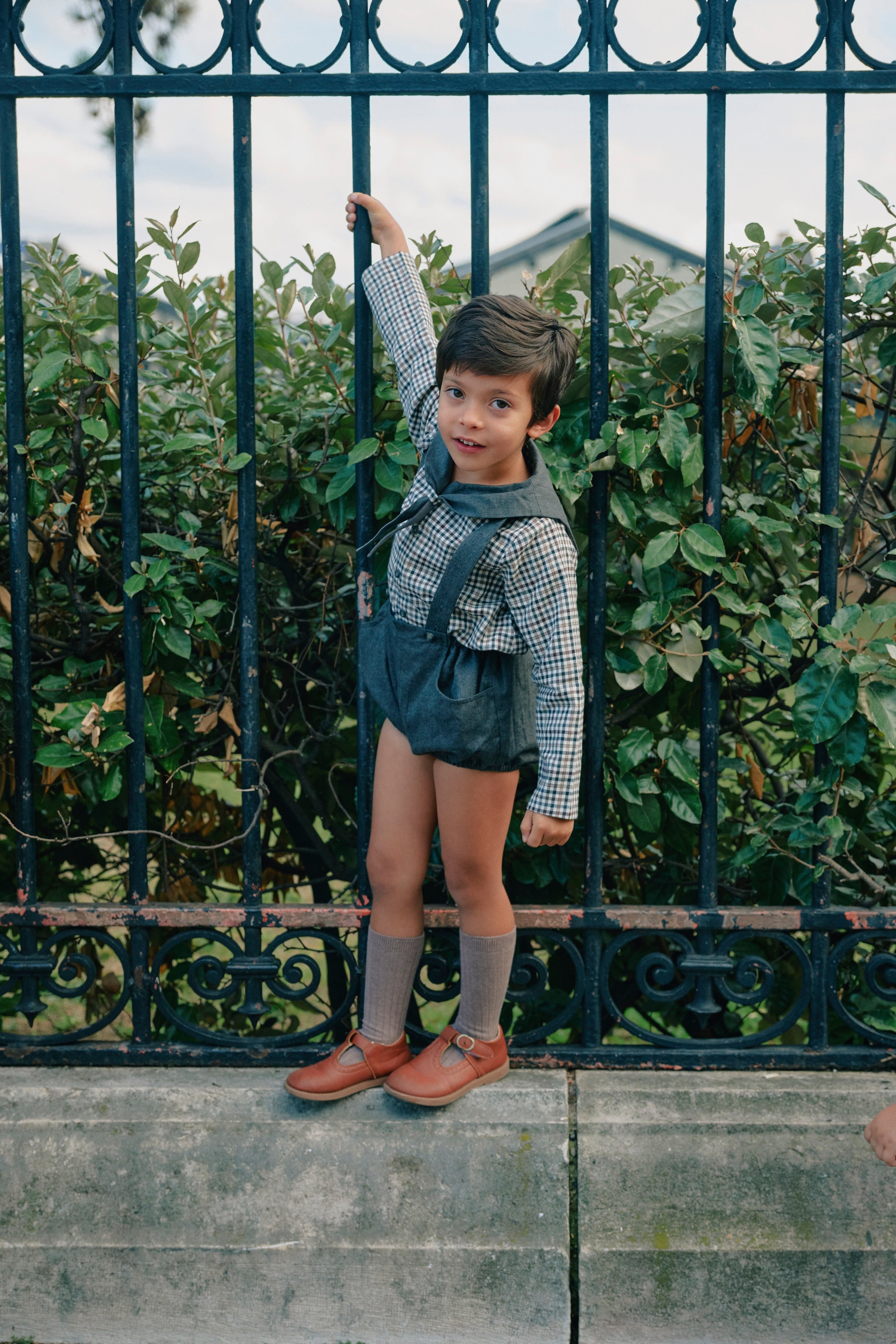 <Maison marelle> Shirt MONGE - gray collar