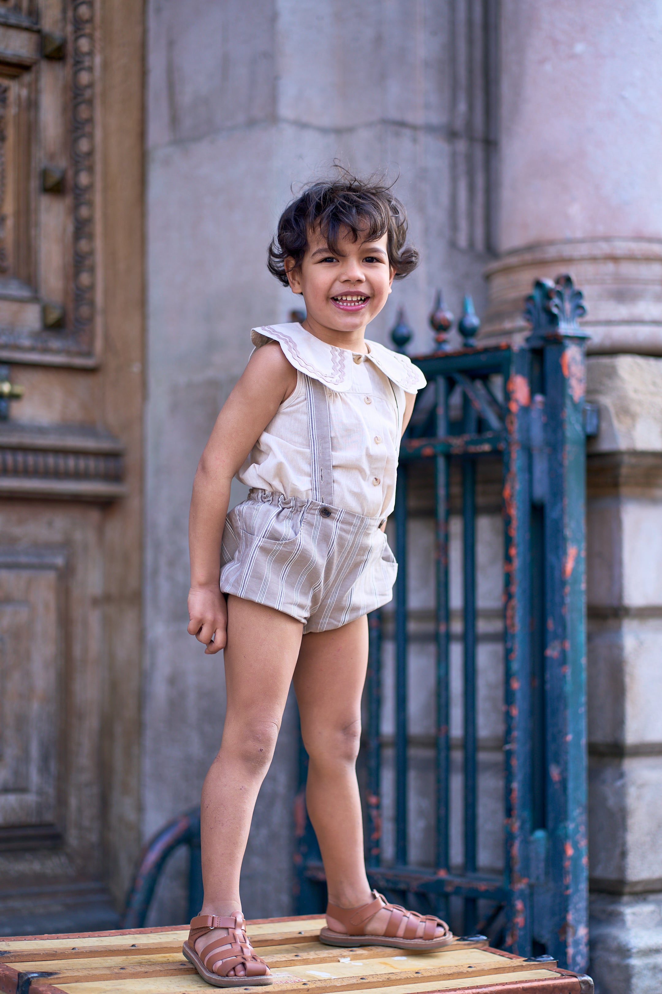 Maison marelle メゾンマレル 襟付きロンパース 6m Maison Marelle（メゾンマレル） | monchou (モンシュー) baby & kids