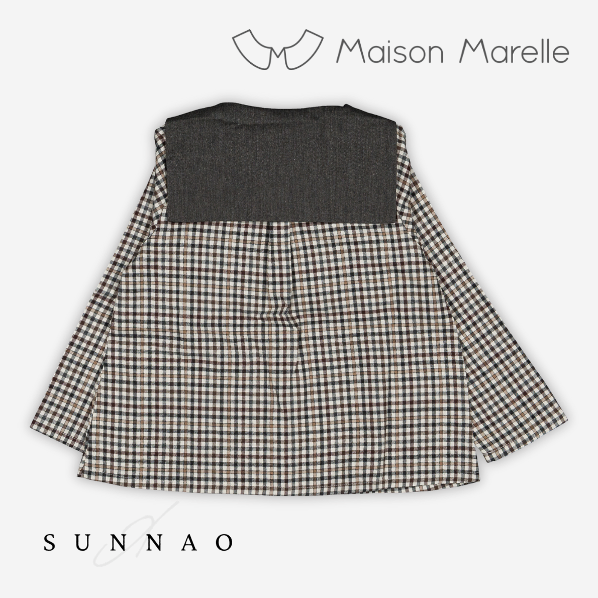 <Maison marelle> Shirt MONGE - gray collar
