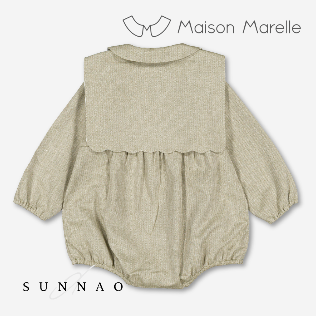 【オーダー会/送料無料】<Maison marelle> Romper SORBONNE - olive