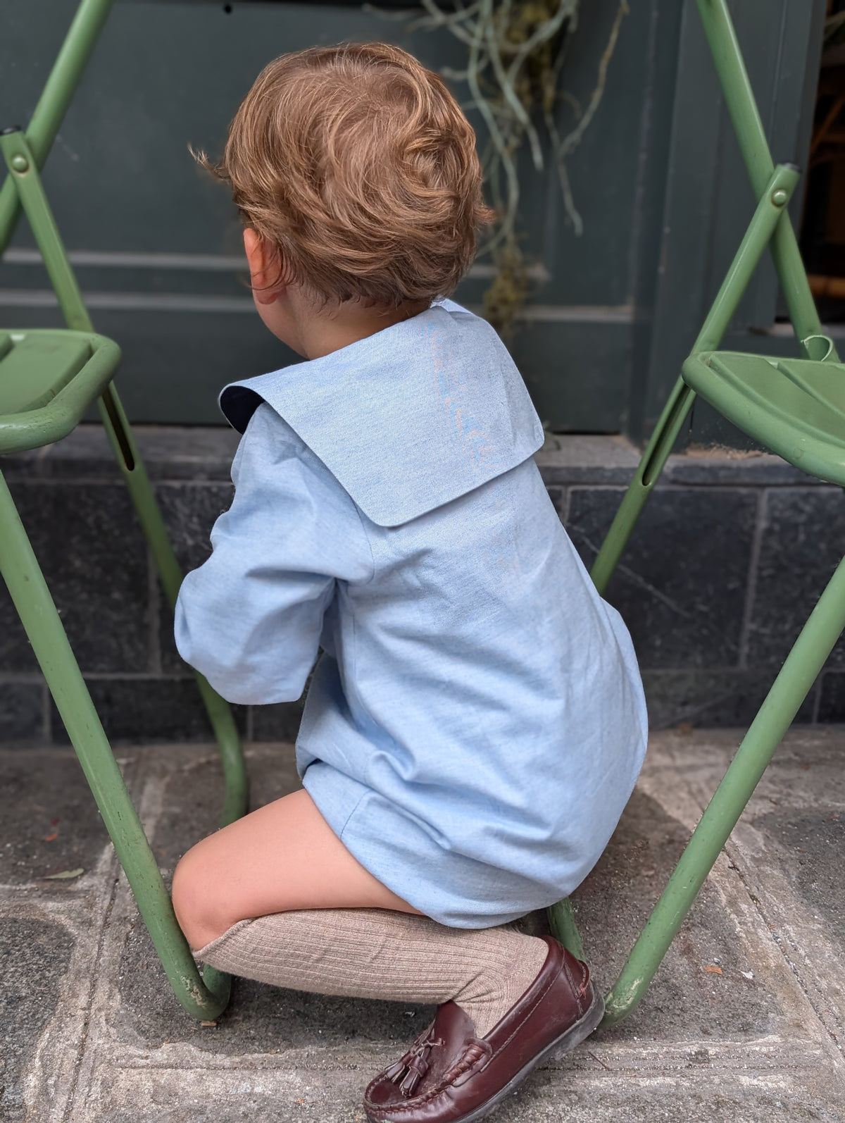 【オーダー会/送料無料】<Maison marelle> Romper HOCHE - heathered blue