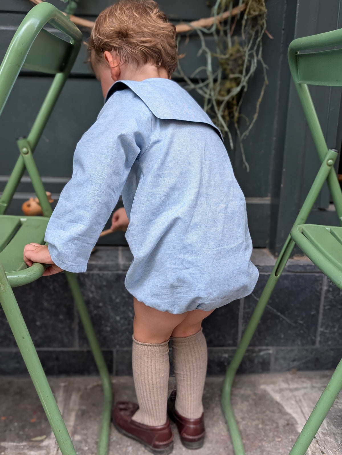 【オーダー会/送料無料】<Maison marelle> Romper HOCHE - heathered blue