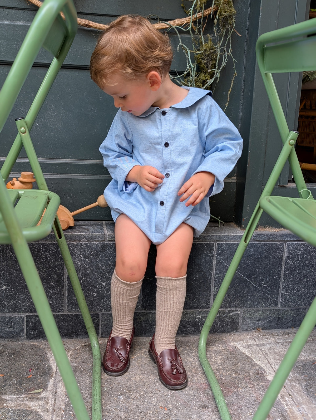【オーダー会/送料無料】<Maison marelle> Romper HOCHE - heathered blue