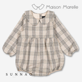 갤러리 뷰어로 이미지로드, 【オーダー会/送料無料】<Maison marelle> Romper BASILE - beige tartan
