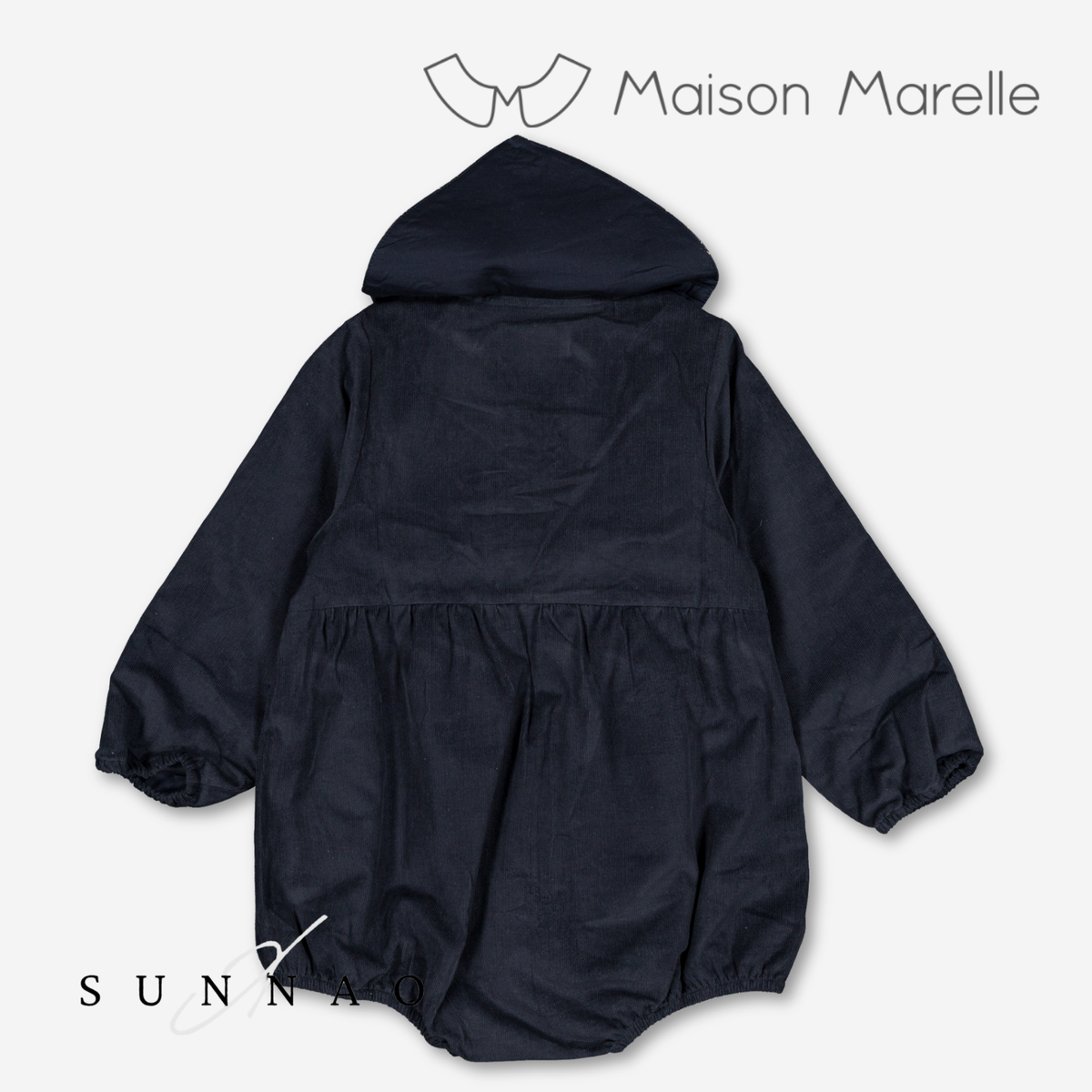 【オーダー会/送料無料】<Maison marelle> Romper ROI - velvet navy