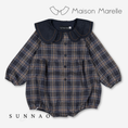 将图像加载到画廊查看器中, 【オーダー会/送料無料】<Maison marelle> Romper LOTA - blue tartan
