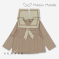 갤러리 뷰어로 이미지로드, 【オーダー会/送料無料】<Maison marelle> Blouse CHOISY- olive check
