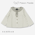 갤러리 뷰어로 이미지로드, 【オーダー会/送料無料】<Maison marelle> Blouse MONGE - sauge stripes

