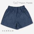 Gallery viewerに画像を読み込む, 【オーダー会/送料無料】<Maison marelle> Short SOUFFLOT - blue denim
