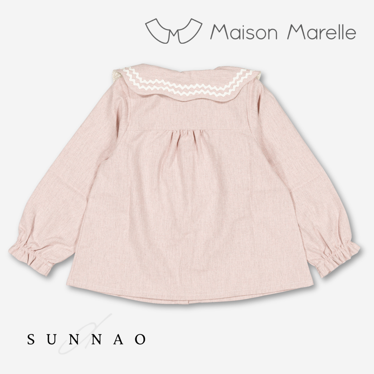 【オーダー会/送料無料】<Maison marelle> Blouse PASSY - dusty pink