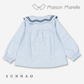 Gallery viewerに画像を読み込む, 【オーダー会/送料無料】<Maison marelle> Blouse PASSY- heathered blue
