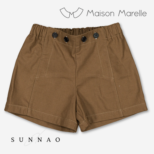 【オーダー会/送料無料】<Maison marelle> Short SOUFFLOT- light brown
