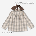 Gallery viewerに画像を読み込む, 【オーダー会/送料無料】<Maison marelle> Blouse BERRI - beige tartan
