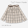 Gallery viewerに画像を読み込む, 【オーダー会/送料無料】<Maison marelle> Blouse BERRI - beige tartan
