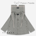 갤러리 뷰어로 이미지로드, 【オーダー会/送料無料】<Maison marelle> Blouse CHAPTAL - grey houndstooth
