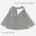 갤러리 뷰어로 이미지로드, 【オーダー会/送料無料】<Maison marelle> Blouse CHAPTAL - grey houndstooth
