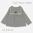 갤러리 뷰어로 이미지로드, 【オーダー会/送料無料】<Maison marelle> Blouse CHAPTAL - grey houndstooth

