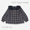 갤러리 뷰어로 이미지로드, 【オーダー会/送料無料】<Maison marelle> Blouse NOLLET - blue tartan
