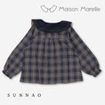 갤러리 뷰어로 이미지로드, 【オーダー会/送料無料】<Maison marelle> Blouse NOLLET - blue tartan
