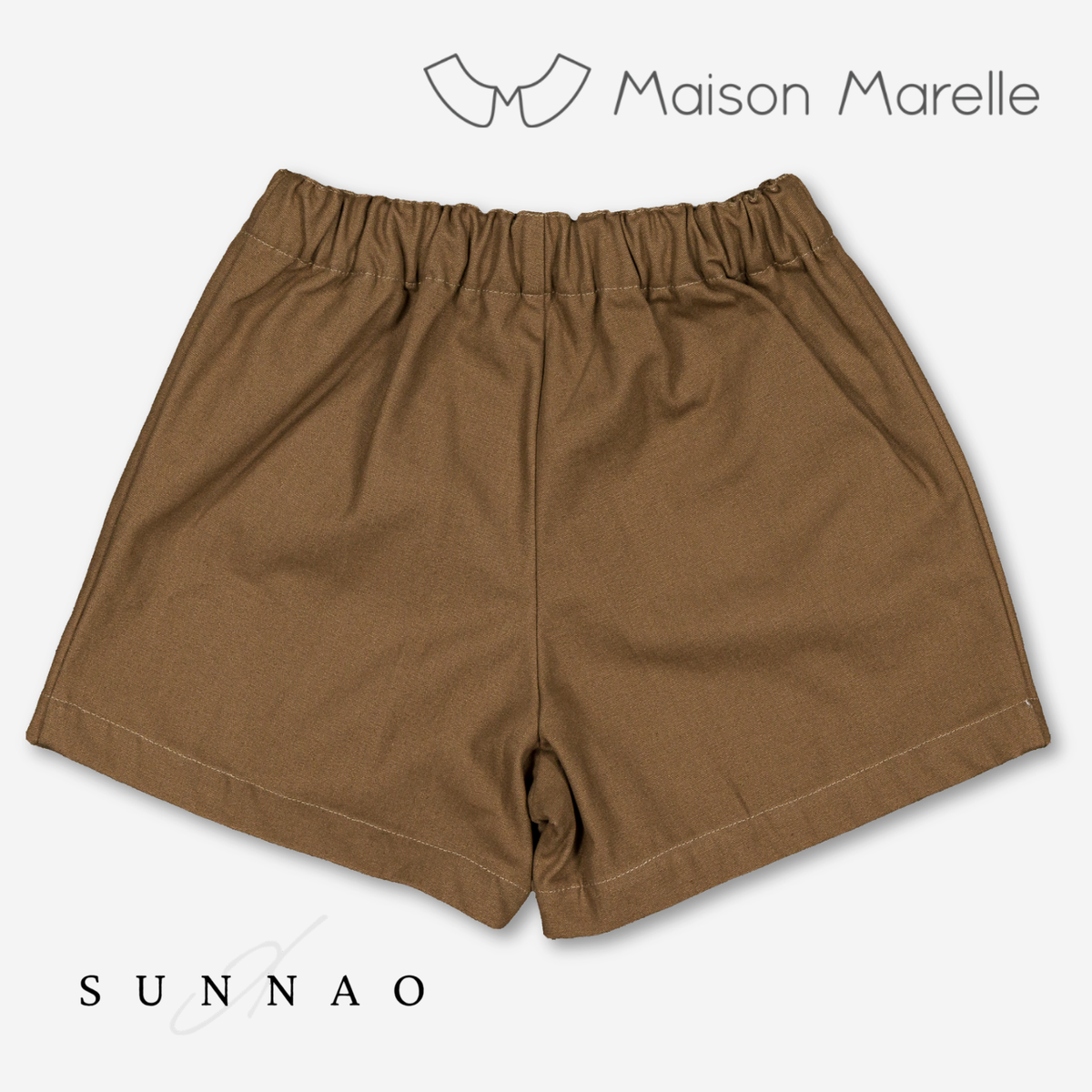 【オーダー会/送料無料】<Maison marelle> Short SOUFFLOT- light brown